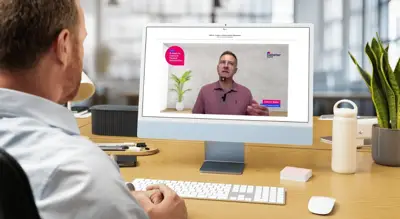 Photo of someone holding a book